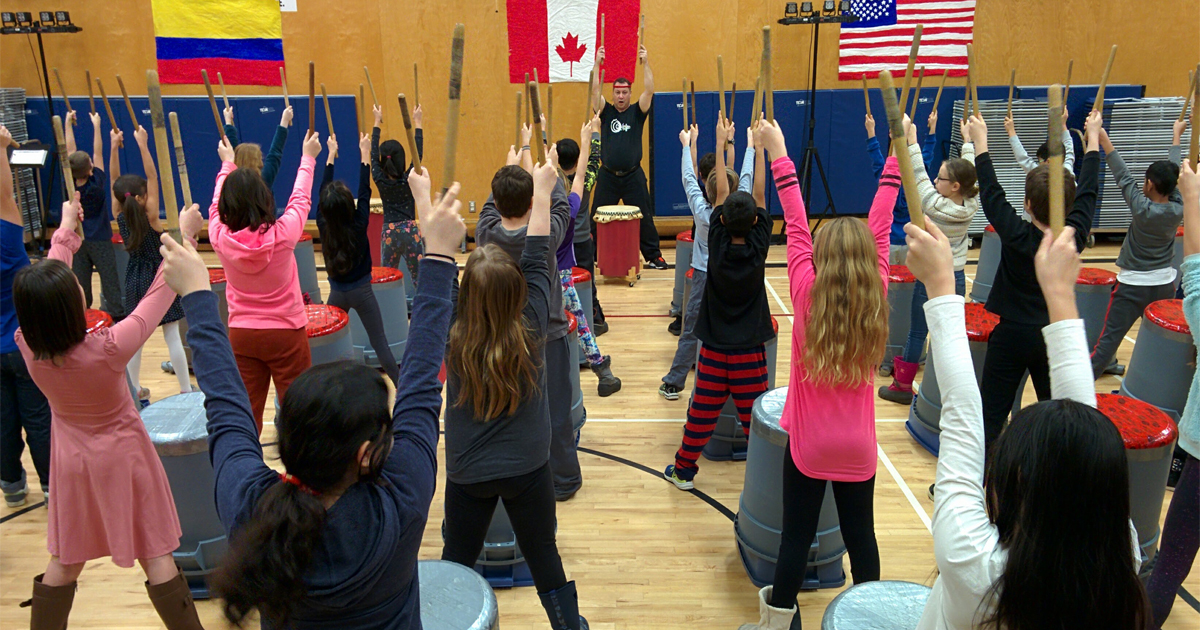 School Workshops | Uzume Taiko