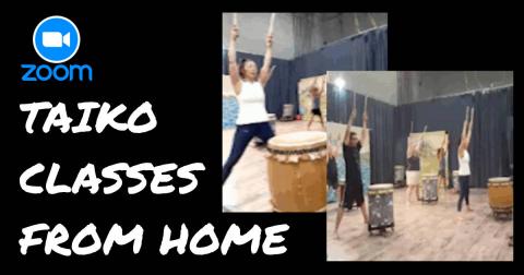 Taiko Classes From Home | Uzume Taiko